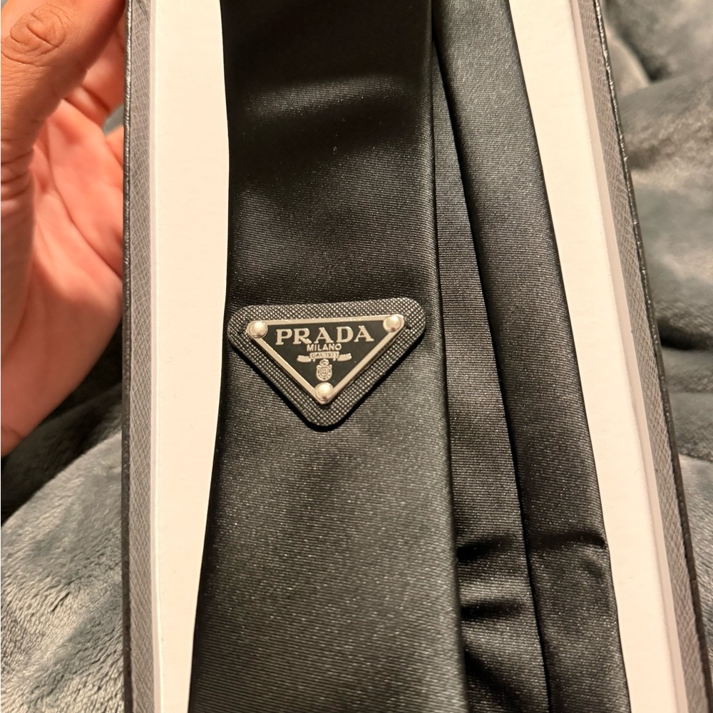 Prada Classic Black Necktie